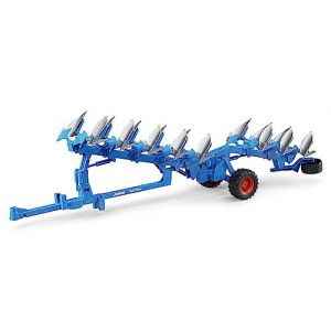 bruder 02250 - LEMKEN Charrue réversible semi-portée Vari-Titan, remorque de tracteur, ferme, charrue (MARKETOY, neuf)