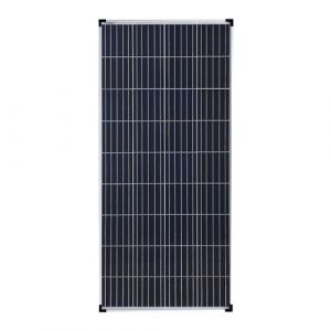 Enjoy solar Poly 160 W 12V Panneau solaire polycristallin Panneau solaire photovoltaïque idéal pour camping-car, abri de jardin, bateau (SolarV GmbH, neuf)