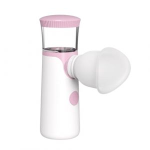 Pulv&eacute;risateur de brume &ndash; 11,8 cm &ndash; Vapeur facial portable pour hydratation, refroidissement avec fonction apaisante, brumisateur portable pour voyage, &eacute;cole, bureau, ABS, blanc, utilisation de soins (chenzhiguO, neuf)