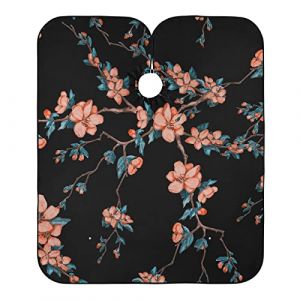 Cape De Cheveux Fleur De Printemps Brillante Noir, Cape De Coupe De Cheveux Professionnel Cape De Salon De Coiffure Portable Cape De Coiffure Pour Coupe De Cheveux Enfants Coiffure (bozhoushixiangbenshangmaoyouxiangongsi, neuf)