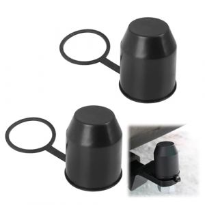 Prot&egrave;ge Boule d'Attelage, Cache Boule Attelage Prot&egrave;ge pour Boule d'Attelage 50mm Capuchon pour Attelage de Remorque, Remorque Boule d'Attelage Protection, Protection pour Crochet Remorque Voiture (Rutte, neuf)