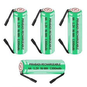 4 Piles ACCU Rechargeable 1.2V NI-MH AA LR06 1300mAh avec Languette A SOUDER (✪ UN VENDEUR FRANÇAIS ✪, neuf)