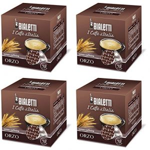 48 capsules en aluminium BIALETTI MOKESPRESSO I CAFÉ D'ITALIE ORGE (Ponera, neuf)