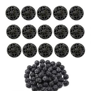 JJiaoLinin Filtration D'aquarium Boules Bio,100 Pièces Bio Boules Bio-Balls pour Filtration Nettoyage Boules de Filtration Bio Filtres Biologiques Balles pour Etang Aquarium Fontaine Cascade,16MM (Xinyujiaolonglingkejiyouxiangongsi, neuf)