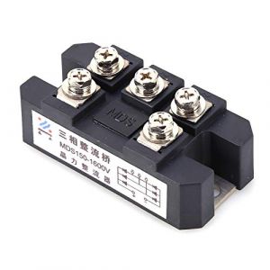 Pont De Diode Redresseur 12V,Bridge Rectifier 3 Phase,Pont De Diode Redresseur 24V,Kbpc3510 Pont Redresseur Cycle Module Connect Electron 200 Three3-Phase Diode Bridge Redresser 150A Mds150A 1600V Pow (Youluu-cd, neuf)