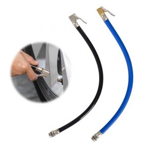 2 Pièces 12.5mm Adaptateur De Tuyau De Gonflage De Pneu, Extension De Pompe Voiture,Tube D'extension De Gonfleur De Pneu, Gonfleur Pneu D'extension Cordon,pour Pneus De Voiture Moto Vélo (Marjoramy, neuf)
