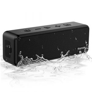 Raymate Enceinte Bluetooth Portable, 20W Enceinte Puissante Son Surround &agrave; 360 degr&eacute;s, Bluetooth 5.0, TWS, Etanche IPX7, Autonomie 15H, Id&eacute;ale pour F&ecirc;tes Ext&eacute;rieur Voyage(Noir) (Raymate Europe, neuf)