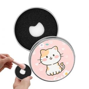 Nettoyant pour pinceaux de maquillage à sec, éponge pour enlever la couleur des pinceaux - Éponge pour enlever le fard à paupières ou le fard à joues - Le tampon de nettoyage pour pinceaux portables (sauvebe, neuf)