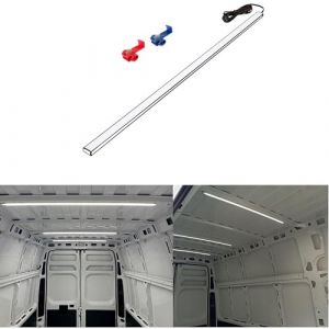 &Eacute;clairage LED pour coffre de chargement, &eacute;clairage int&eacute;rieur de 100 cm, lumi&egrave;re blanche mate pour voiture, camping-car, van, bus, caravane, bateau, cuisine, pi&egrave;ce (QLShandels, neuf)
