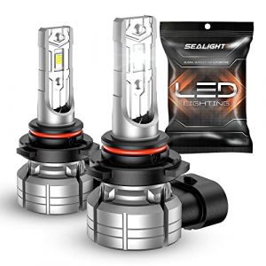SEALIGHT H10 9145 9140 Ampoule LED, 10000 lm, 24 W, haute pénétration, pour feux antibrouillard, blanc froid 6 500 K, puce CSP 5530, étanchéité IP68, Plug and Play, lot de 2 (AL-EU, neuf)