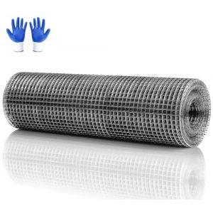 Mbsomnus Grillage Anti Rongeur 300 mm x 6,5 m Grillage Rigide Galvanisé Grillage Fine Maille Grillage a Poule Grillage Cloture pour Maison et Jardin Parterre Surélevé Bloque Souris Combler Lacunes (CZDZ, neuf)