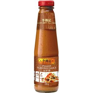 Sauce saveur Cacahuètes 226g - Peanut flavour sauce - Marque Lee Kum Kee (Lot de 4 bouteilles) (Bo Time - Direct Fabricant, neuf)