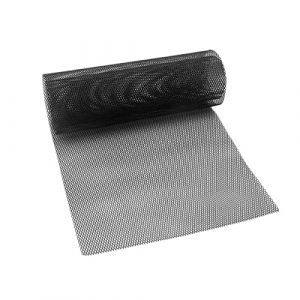 Grille en aluminium pour voiture, Ynzeyx 100x33cm Noir grille de course Grille de ventilation universelle grille en nid d'abeille durable pour pare-chocs (3 * 6mm hole) (Ynzeyx, neuf)