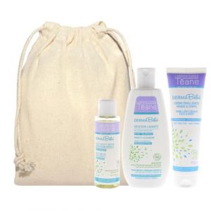 Téane - Coffret essentiel soins bébé - Kit toilette et soins dès la naissance - Idéal comme cadeau de naissance (Téane, neuf)