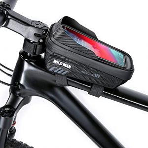 VERTAST Sacoche de cadre de vélo pour téléphone portable, écran tactile en TPU, étanche, coque rigide, rouge (VERTAST, neuf)
