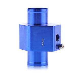 Adaptateur de Capteur Température, Keesno Sonde Température l'Eau Tuyau Universel en Alliage Aluminium Joint Radiateur Bleu 26mm 40mm(26MM) (CHICIRIS-EU, neuf)