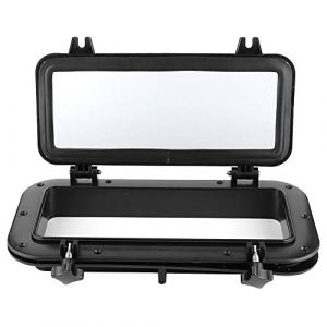 Ladieshow Dameshow hublot de Bateau 4mm Ouverture hublot rectangulaire hublot Verre tremp&eacute; fen&ecirc;tres r&eacute;sistantes aux ultraviolets pour Bateau Yacht 400x200mm (Fashion Ustory, neuf)