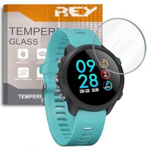 Verre Tremp&eacute; pour Garmin Forerunner 220 225 235 620 - Garmin Forerunner 965 - Fenix 8 51mm - Enduro 3, Protecteur d'&eacute;cran qualit&eacute; sup&eacute;rieure (REY &reg;, neuf)