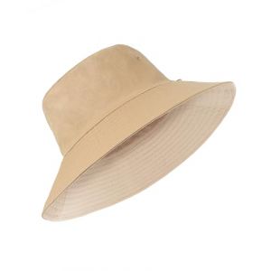 Zylioo Chapeau bob surdimensionné XXL 100 % coton, chapeau de pêcheur réversible tendance, chapeau de soleil d'été double face pour la pêche, Kaki-beige-9 cm large bord, XL/XXL (Realmarkeu, neuf)