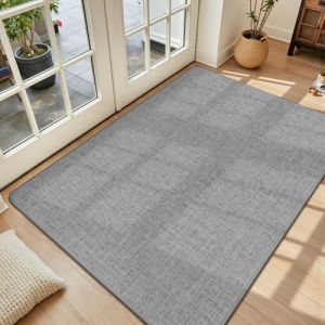 LEKEEPGO Tapis de Porte Paillasson d'Entree 90 x 150 cm, Tapis Entree Interieur Antidérapant, Tapis Interieur Entree Absorbant Lavable, Tapis d'Entrée pour Chien, Entrée, Porte et Couloir, Gris (LEKEKE, neuf)