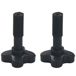 SMTHOME Lot de 2 vis de fixation M12 en plastique noir pour balancelle de jardin (xianzhenfei, neuf)