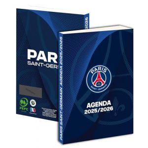 PSG Agenda Scolaire 2025 2026 - Collection Officielle Paris Saint Germain (MISTERLOWCOST, neuf)