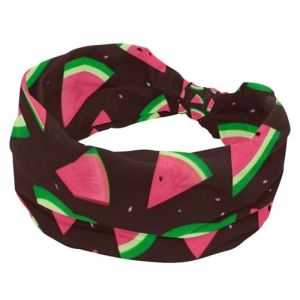 1 bandeau élastique antidérapant pour femme, bandeau en tissu doux pour entraînement, yoga, accessoires de cheveux tendance, crème glacée d'été, pastèque (GRBXVHD, neuf)