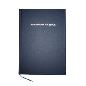 Logix Books BPL/GLP Cahier de Laboratoire/Laboratory Notebook, A4, Petits Carreaux (5mm), 96 pages, Bleu (LOGIX-A4R-096-G) (Logix International, neuf)