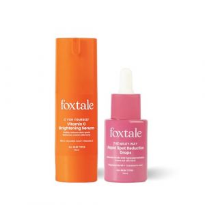 Foxtale Depigmentation Booster | Rapid Spot Reduction Drops 30 ml + Vitamin C Face Serum 30 ml (Maharani-store, neuf)
