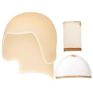 Veemoon Bonnet Chauve pour Femme Adulte Filet &agrave; Cheveux Silicone Bonnet de Nuit Respirant Couvre-chef Invisible pour D&eacute;guisement (Quiet Window, neuf)