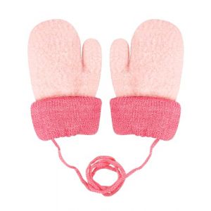 Becellen Moufle Hiver Fille Gar&ccedil;on Moufle Epais Enfant Gant Tricot&eacute; avec Ficelle Gant Chaud Moufle Mignon pour Enfants de 3 Ans (Becellen, neuf)