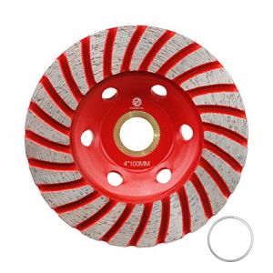 FOCSTOL Meule Diamantée - 100mm x 22,23mm Turbo Rangée Disque Diamant pour Béton Granit Marbre Maçonnerie Pierre Artificielle pour Meuleuse d'angle (FOCSTOL TOOLS, neuf)