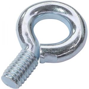 AERZETIX - C47813 - Lot de 20 pi&egrave;ces - piton &agrave; visser M6x10 - &Oslash;6x10mm - en acier zingu&eacute; - bricolage - outillage d'assemblage/quincaillerie (Tuning, neuf)