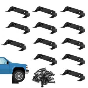 12 Pi&egrave;ces Supports Muraux pour Voiture, Pr&eacute;sentez Votre Voiture de Collection, Support Mural Vertical Robuste avec 24, Vis pour Lego F1 Passionn&eacute;s de Voiture Compatible avec Lego Speed Champion S&eacute;rie (ROBFLOR MARKET CARS, neuf)