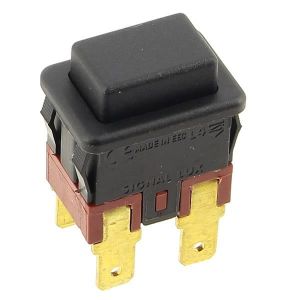 Interrupteur 4 cosses noir 579318-00 pour tronconneuse (Groupe Dragon, neuf)