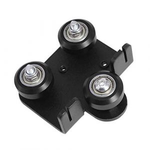 TUZUK 1 Set CR10 Plaque de support arrière d'extrudeuse 3D avec plaque arrière d'extrusion de poulie pour Creality Ender-3/3s/3 Pro Cr-10/10S S4/5 Série Cadre d'extrusion en aluminium Imprimante 3D (Zeelo-EU, neuf)