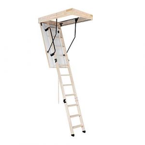Escalier escamotable PS Oman Thermo 110 x 60 cm - Escalier de stockage - Rampe (PAFEN, neuf)