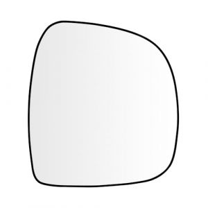SENZEAL Verre de R&eacute;troviseur Remplacement pour Mercedes-Benz Vito W639 2003-2010 A0008100719 A0008100819 Chauffant Retroviseur Ext&eacute;rieur (Droit) (senzeal, neuf)
