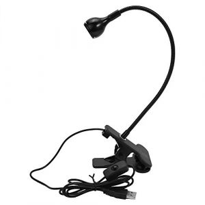 Lampe De Lecture Led, Lampe Pince Usb &Agrave; Col De Cygne Lampe De Bureau Led Portable Lampe De Lecture Liseuse Lampe Pour Ordinateur Le Bureau Et La &Eacute;tudiants Lecture (Noir) (Chophin-EU, neuf)