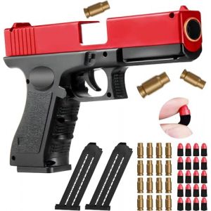 Pistolet à jouet, jouet pour garçon de 6, 7, 8, 9, 10 ans et plus, pistolet airsoft EVA, éponge, jouet de tir pour Noël, anniversaire, Nouvel An (kepinrui, neuf)