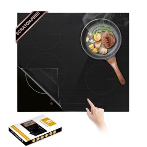 KitchenRaku Tapis à induction translucide, 78 x 52 cm, tapis de protection pour induction, plaque de recouvrement de cuisinière, plaque à induction, cache plaque de cuisson (Bake Grill shop, neuf)