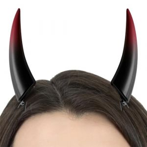 Pinces à cheveux en corne de diable – Coiffe de vampire démon pour femme – Coiffe de vampire démon pour Halloween, costume de diable (weonyou, neuf)