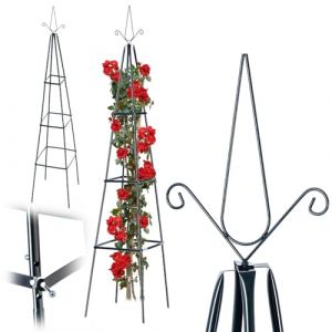 KADAX Treillis en m&eacute;tal pour plantes grimpantes et plantes grimpantes - Treillis de roses pour jardin, tuteurs d'ob&eacute;lisque, treillis, treillis (42 x 202 cm) (KADAX, neuf)