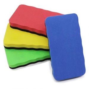 Brosse Effaceur Magn&eacute;tique pour Tableau Blanc - Lot de 4 Gomme pour Ardoise Blanche - Brosse Effa&ccedil;able de Haute Qualit&eacute; 10.2x5.5x2 cm (Lahviuu, neuf)
