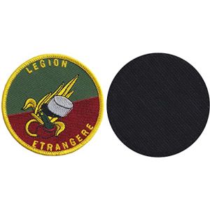 FROM HAWAII WITH LOVE - 231D - Diametre 8 cm - Ecusson Patch Brodé Avec Scratch Cousu Au Dos + Carré Scratch A Coudre, Face Opposé 10 cm x 10 cm Offert/Militaire Légion Etrangère Armée (MAXIMUM PATCHES, neuf)