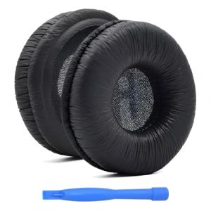 Remplacement Coussinets d'oreille pour JBL Tune 510BT / 660NC / Sony MDR-ZX110 / WH-CH520 Casque par MMOBIEL - Coussinet Casque de Rechange pour ZX310 / ZX330BT / CH500 / CH510 / V150 /V250/Tune 500BT (Menko Telekom, neuf)