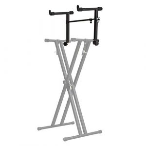 Ejoyous Support de piano électronique double face en X - Stable et - Largeur réglable de 41 à 68 cm - Avec rembourrage en caoutchouc - Pour la maison, l'école, le studio, le clavier et le banc (Pukanr, neuf)