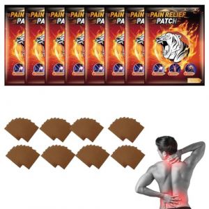 Patch Anti Douleur,Patch Chauffant,Patch Anti Douleur Genou,Patch Chauffant Dos,Pain Relief Patches,Patch Soulagement de Douleur au Genou,Pansement Anti-Douleur,pour Cou,Epaules,Dos (L-64pc) (Seaneene, neuf)