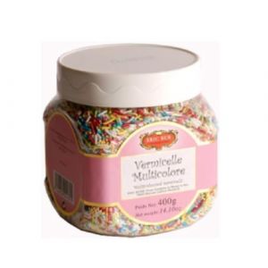 Vermicelles Multicolores 400g/Pot, Cristaux Surcés Rouges, Roses, Bleu Océan 450g/Pot - Livraison Gratuite France (800g, Vermicelles multicolores) (Bo Time - Direct Fabricant, neuf)