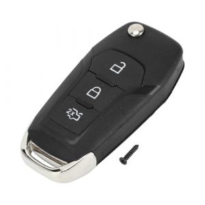 A ABSOPRO Coque De Clé À 3 Boutons Coque De Remplacement De Clé Sans Clé Pour Ford Ka Fiesta Focus Transit Pour Ranger Connect Mondeo (Pasopro, neuf)
